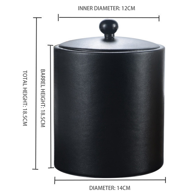 Xô Đá Bằng Thép Không Gỉ 1.3L Phong Cách Châu Âu