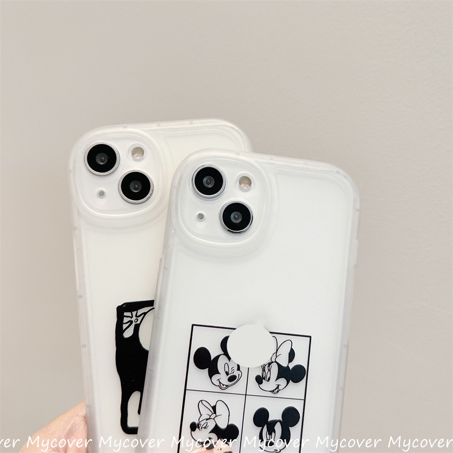 Ốp Điện Thoại Silicon Trong Suốt Họa Tiết Hoạt Hình Cho iPhone 13 12 11 Pro Max X Xr Xs 8 7 6 Plus SE 2020