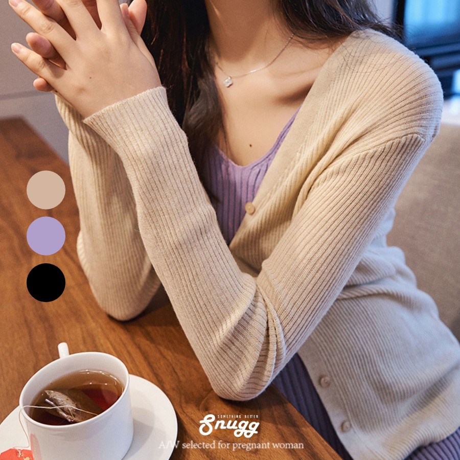 Áo cardigan sơ mi dệt kim 4 mùa -150gr- Snugg