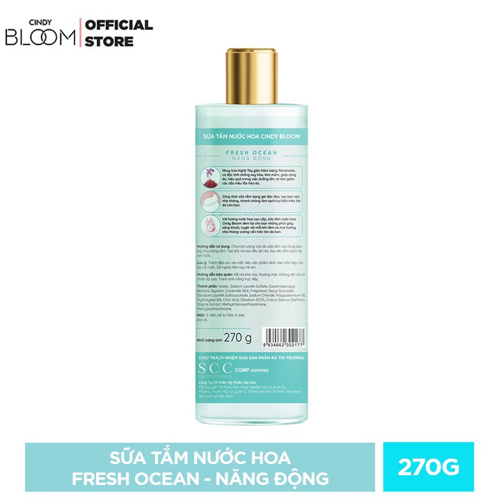  Sữa Tắm Nước Hoa Cindy Bloom Fresh Ocean 270g