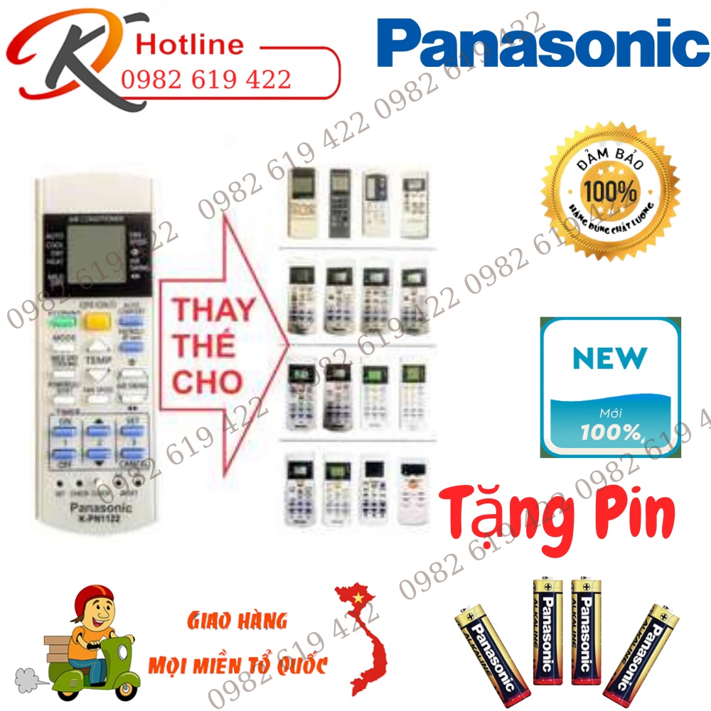 Điều khiển/Remote máy lạnh Panasonic đa năng (Cho tất cả các máy Panasonic hiện nay).
