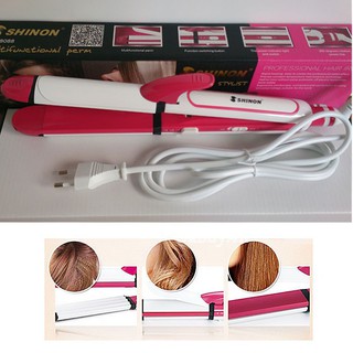 Máy duỗi tóc uốn tóc và bấm tóc đa năng cao cấp SH-8088 [TD92]