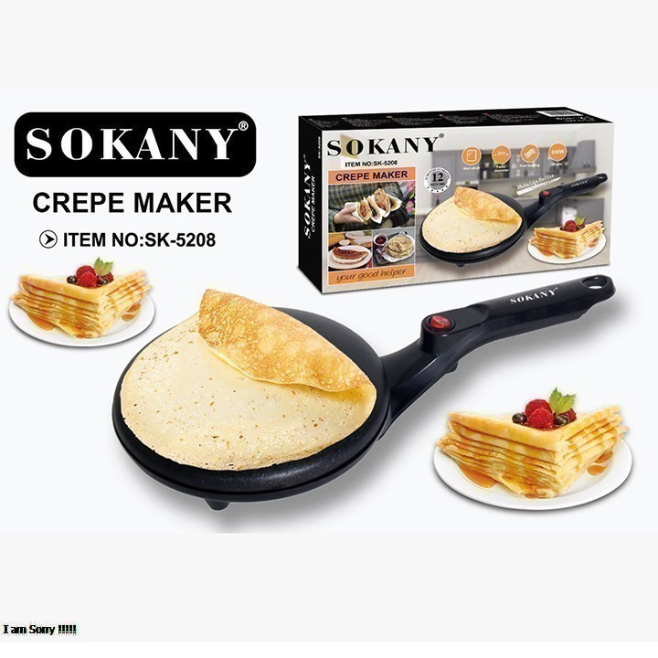 [Mã ELHADEV giảm 4% đơn 300K] Máy làm bánh pancake, bánh crepe, bánh tráng tại nhà Sokany