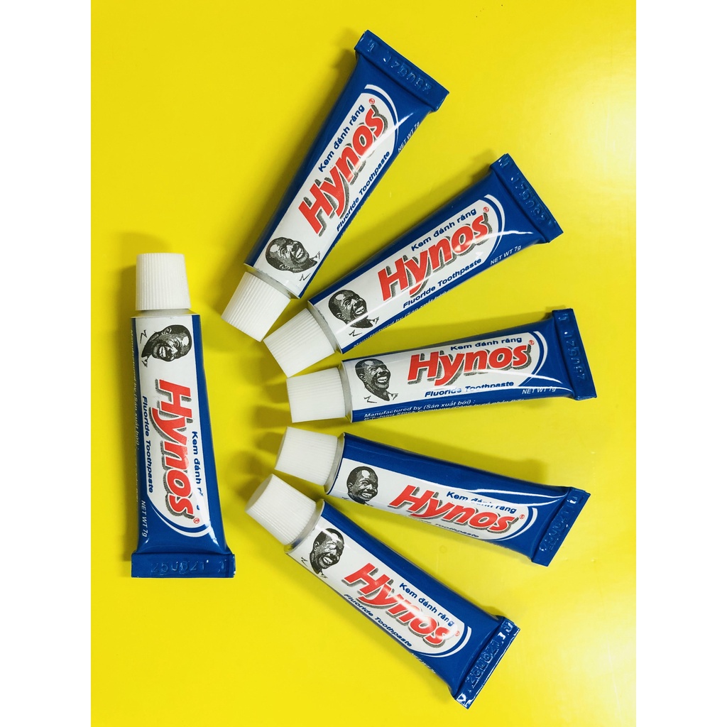 10 TUÝP KEM ĐÁNH RĂNG HYNOS TĂNG CƯỜNG BẠC HÀ 7G