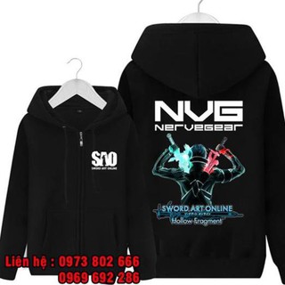 [ BÁN CHẠY ] ÁO khoác áo hoodie Kirito Sword Art Online cực HOT khuyến mại khủng giá rẻ dẹp
