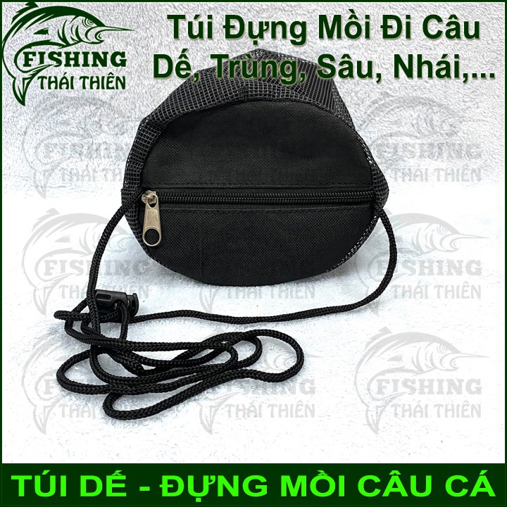 Túi Đựng Mồi Câu Cá Dùng Đựng Dế, Trùng, Sâu, Tép, Nhái Câu Lure