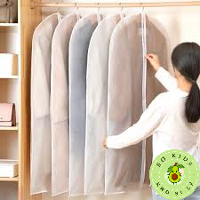 Túi Bọc Quần Áo Treo Tủ Đồ, Túi Trùm Quần Áo Chống Bụi Chống Thấm