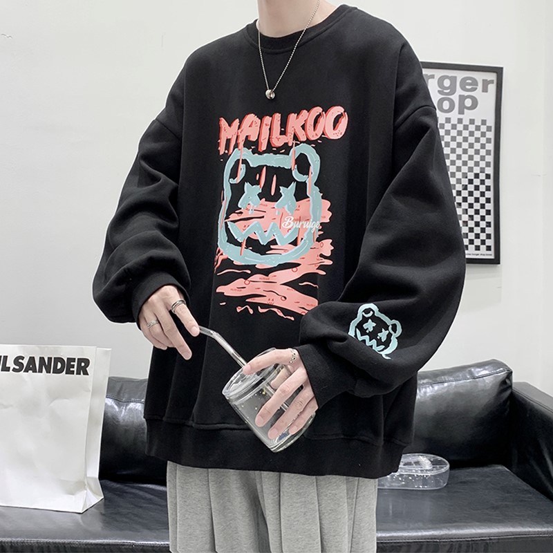 Áo sweater nam nữ unisex form rộng đôi len nỉ ngoại local brand đẹp cặp đôi ulzzang hàn quốc oversize dày mịn MAILKOO