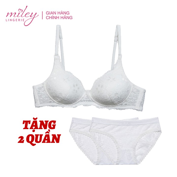 [Mã WABRM30 giảm 30K đơn 0đ] Bộ Đồ Lót Ren Không Gọng Sexy Love Miley Lingerie_ BRL02005- FLS0203