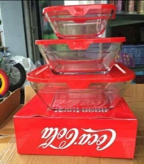 Bộ 3 thố thủy tinh cao cấp HKM CoCa