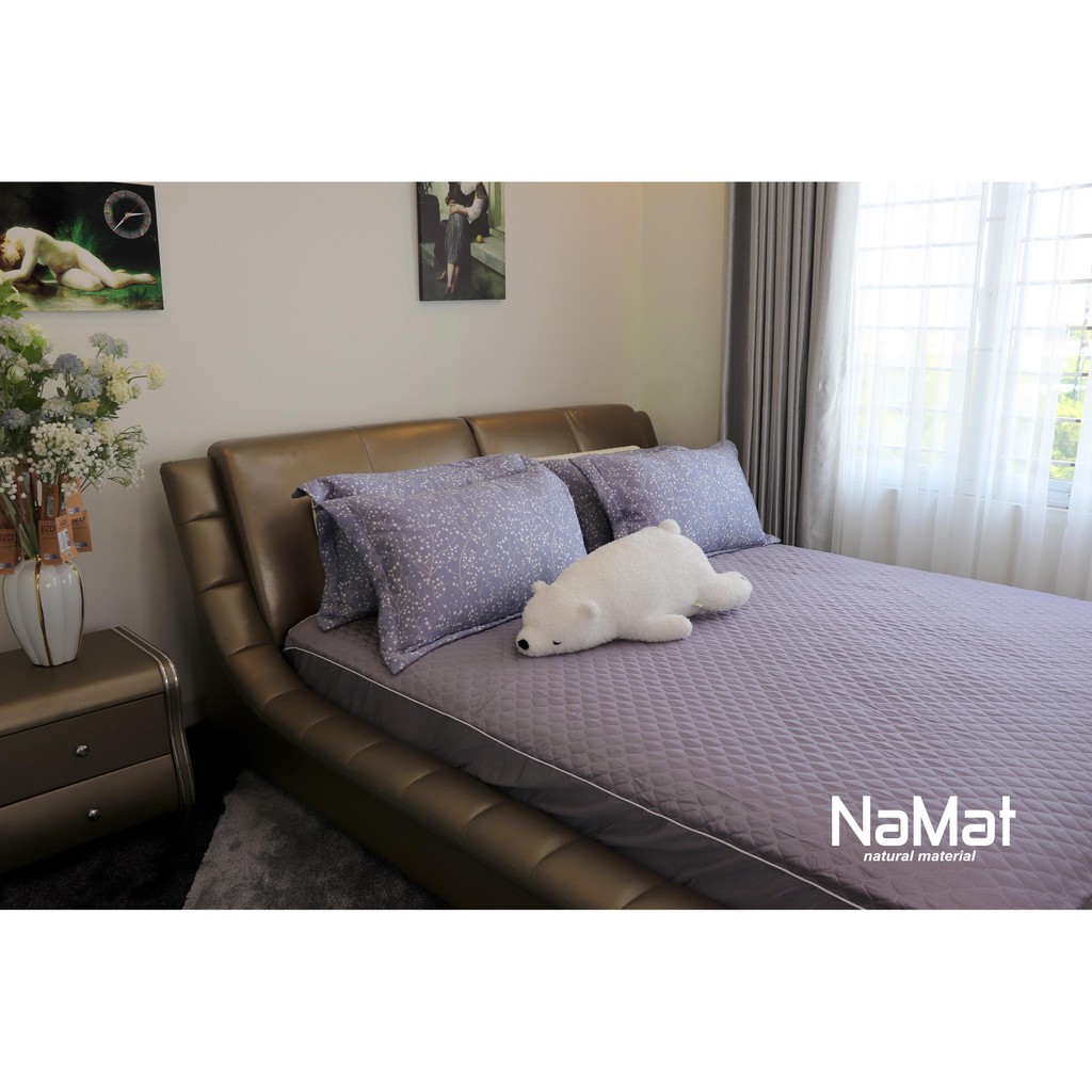 Namat-Bộ chăn ga Tencel 40s Hoa ghi