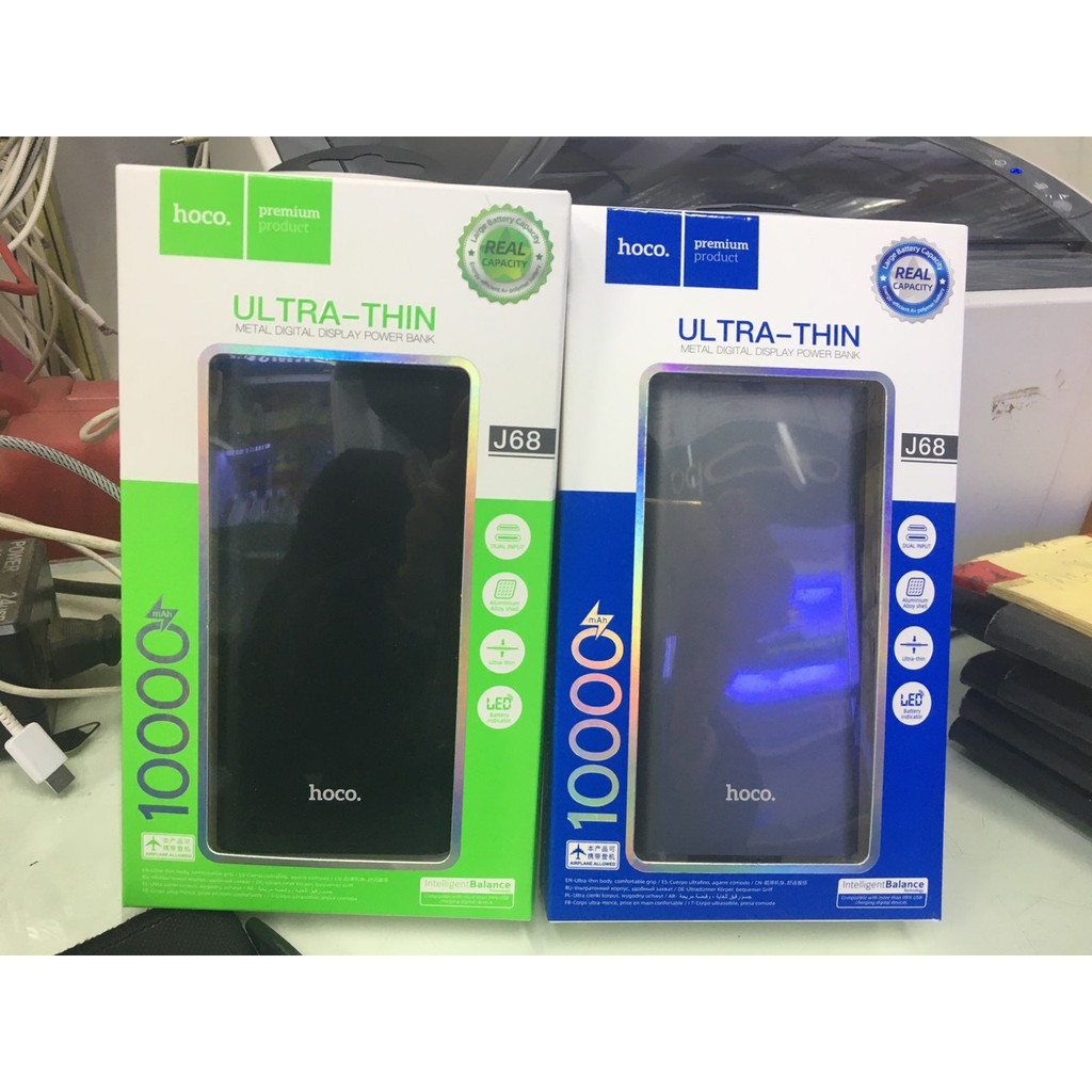 Pin dự phòng 10.000mAh- J68- Chính hãng HoCo