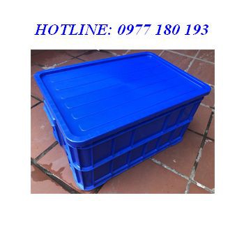 Thùng Nhựa Đặc HS019 Kèm Nắp