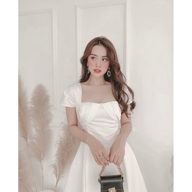 VÁY NUDE XOÈ BO NGỰC (Ảnh chụp thật) | BigBuy360 - bigbuy360.vn