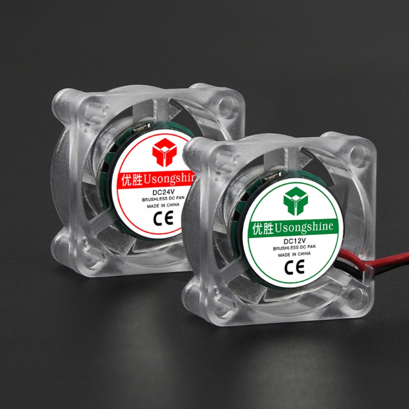 Quạt Tản Nhiệt 3010 4010 2510 12V 24V Có Đèn LED Phát Sáng Yên Tĩnh Cho Máy In 3D