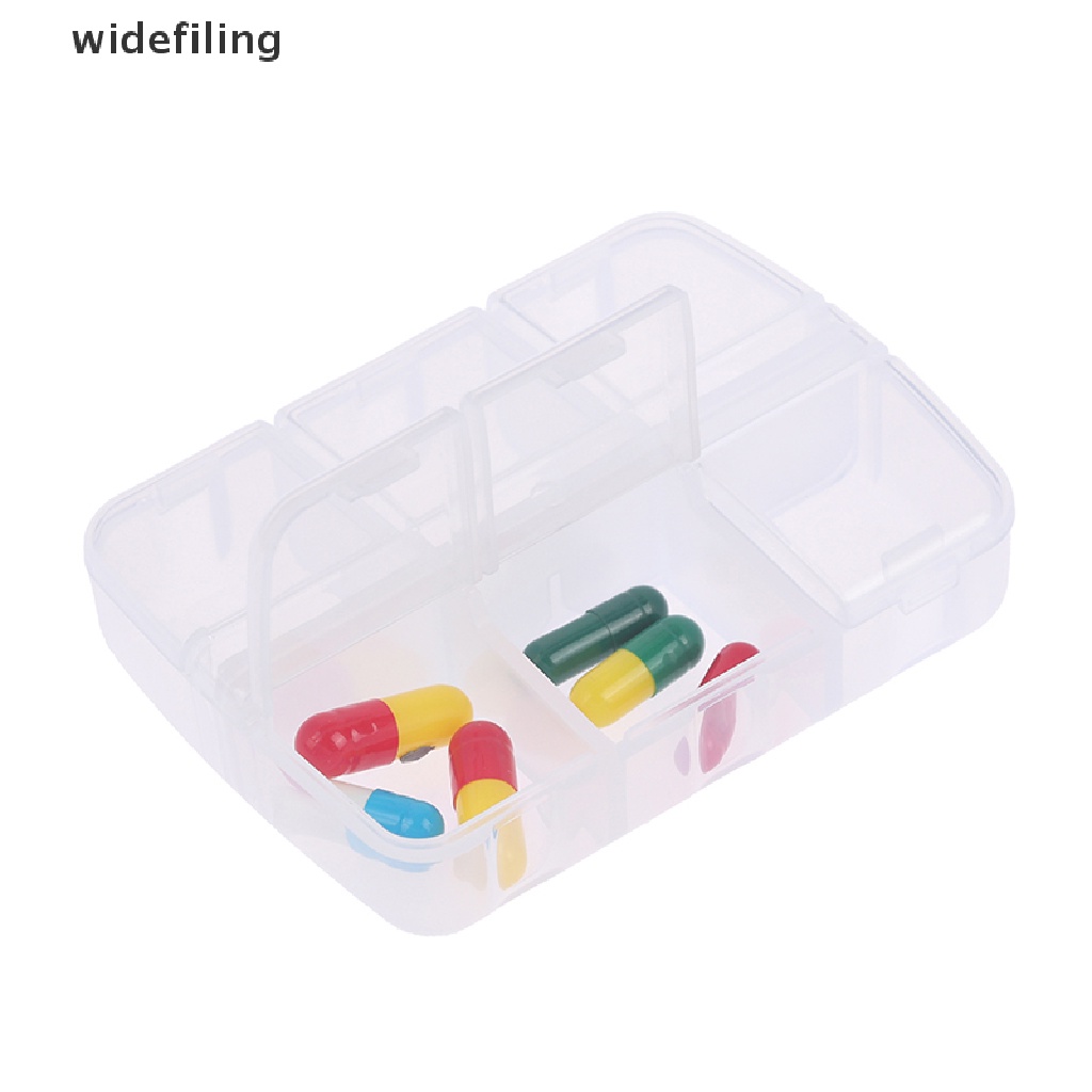 Hộp Nhựa Đựng Thuốc mini 6 Ngăn Chống Thấm Nước Tiện Lợi