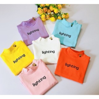 [Hàng Chuẩn] Áo cổ cao, cổ 3 phân cotton len giữ nhiệt chất đẹp cho bé trai và bé gái