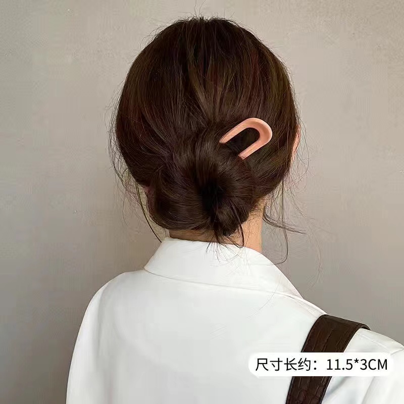 Kẹp Tóc Đính Bóng Tròn Đơn Giản Thời Trang Trung Hoa