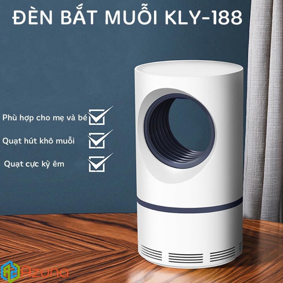 MÁY BẮT MUỖI KLY-188 - BẰNG ĐÈN LED ĐIỆN QUANG CÓ QUẠT HÚT HÌNH TRỤ MINI