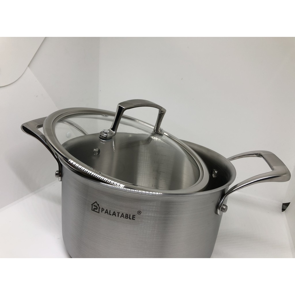 Nồi 5 lớp inox 304 Palatable Hàn Quốc cao cấp nấu nhanh giữ nhiệt lâu đáy phẵng đúc toàn nồi công nghệ Đức