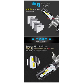 Đèn pha led 3 màu h 1 h 3 h 4 h 7 h 11 9005 h 16