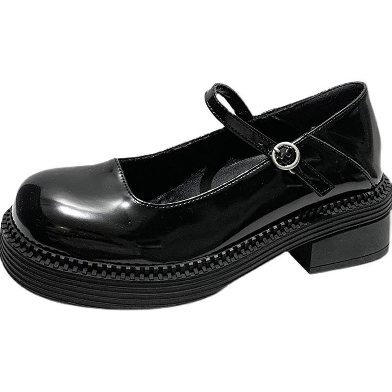 Giày cao gót Mary Jane Giày Cao Gót Thiết Kế Phong Cách Lolita Nhật Bản Thời Trang Xuân Thu