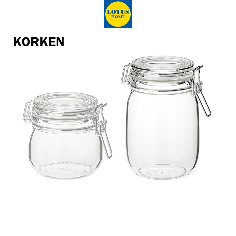 Lọ hũ thủy tinh Korken IKEA