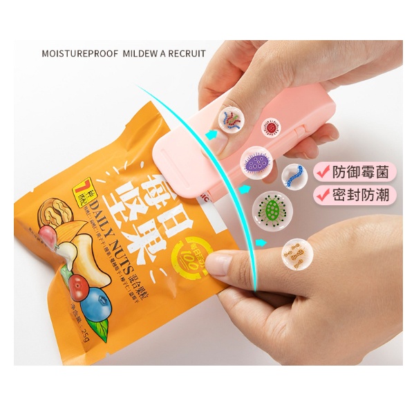 Máy hàn miệng túi mini, sử dụng pin