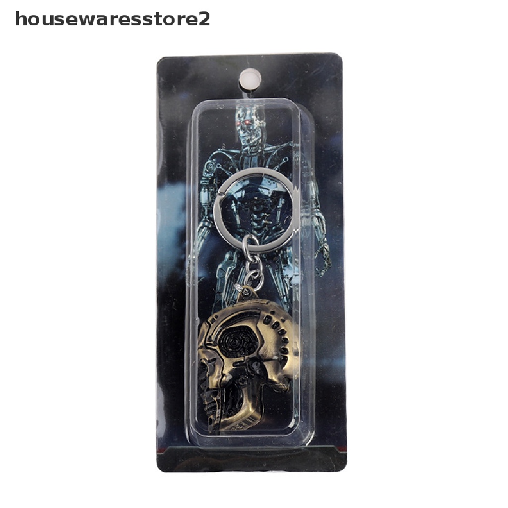 [housewaresstore2] Móc Khóa Hình Đầu Lâu Kẻ Hủy Diệt Cổ Điển Thời Trang Trang Trí Xe Hơi