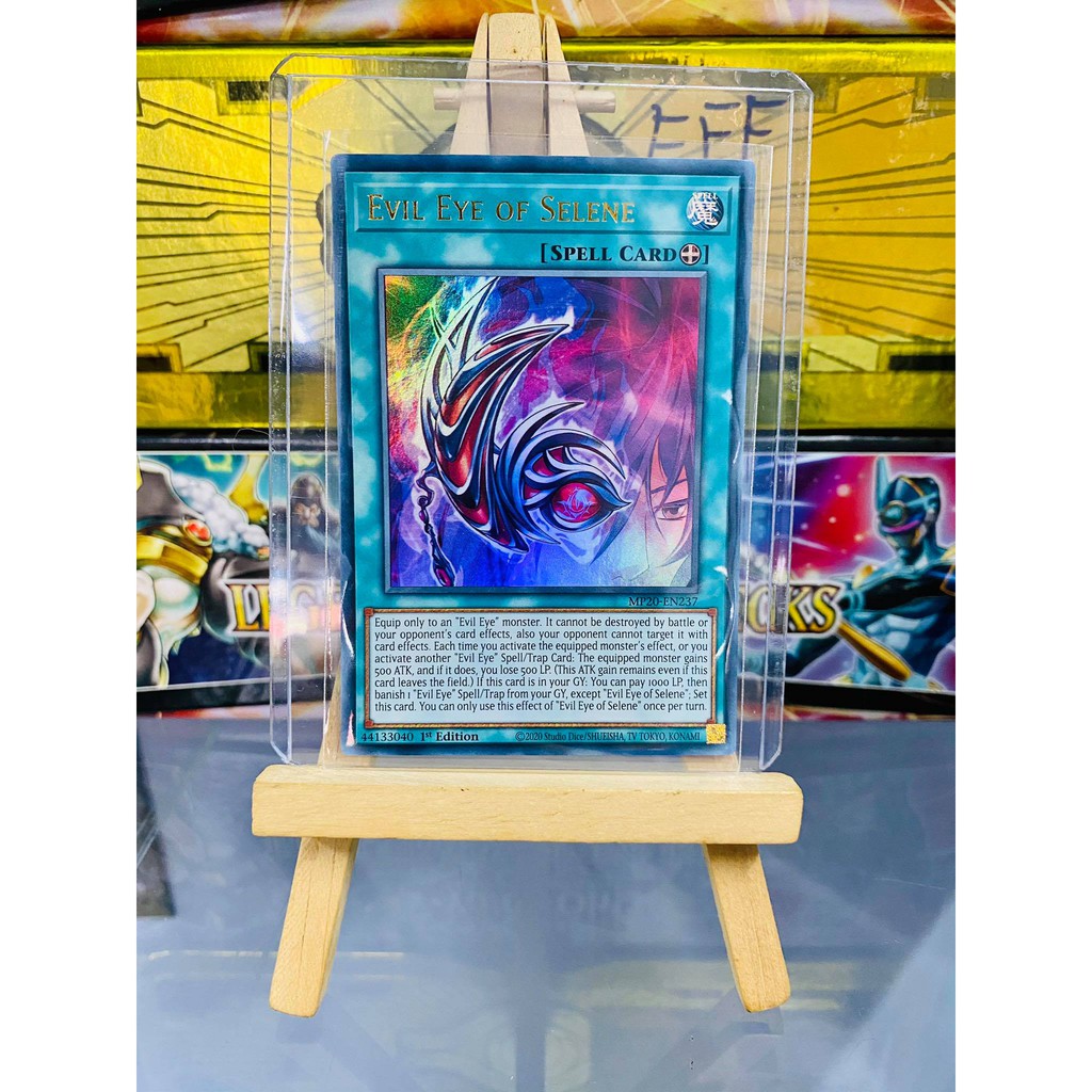 [ Dưa Hấu Yugioh ] Lá bài thẻ bài Evil Eye of Selene - Ultra Rare - Tặng bọc bài nhựa bảo quản