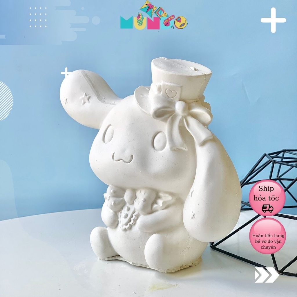 Tượng Tô Màu SIZE XXL 014 Cinnamoroll, Tượng Thạch Cao MUNDO