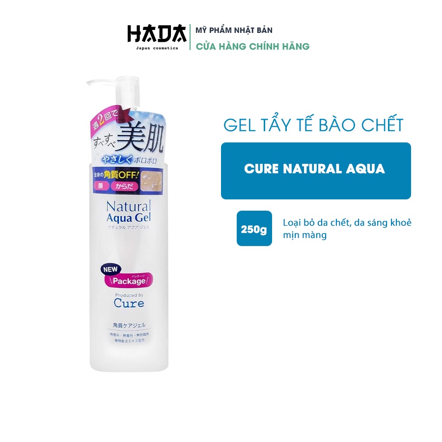 [Gel Tẩy Tế Bào Chết] Cure Natural Aqua nội địa Nhật Bản 250g