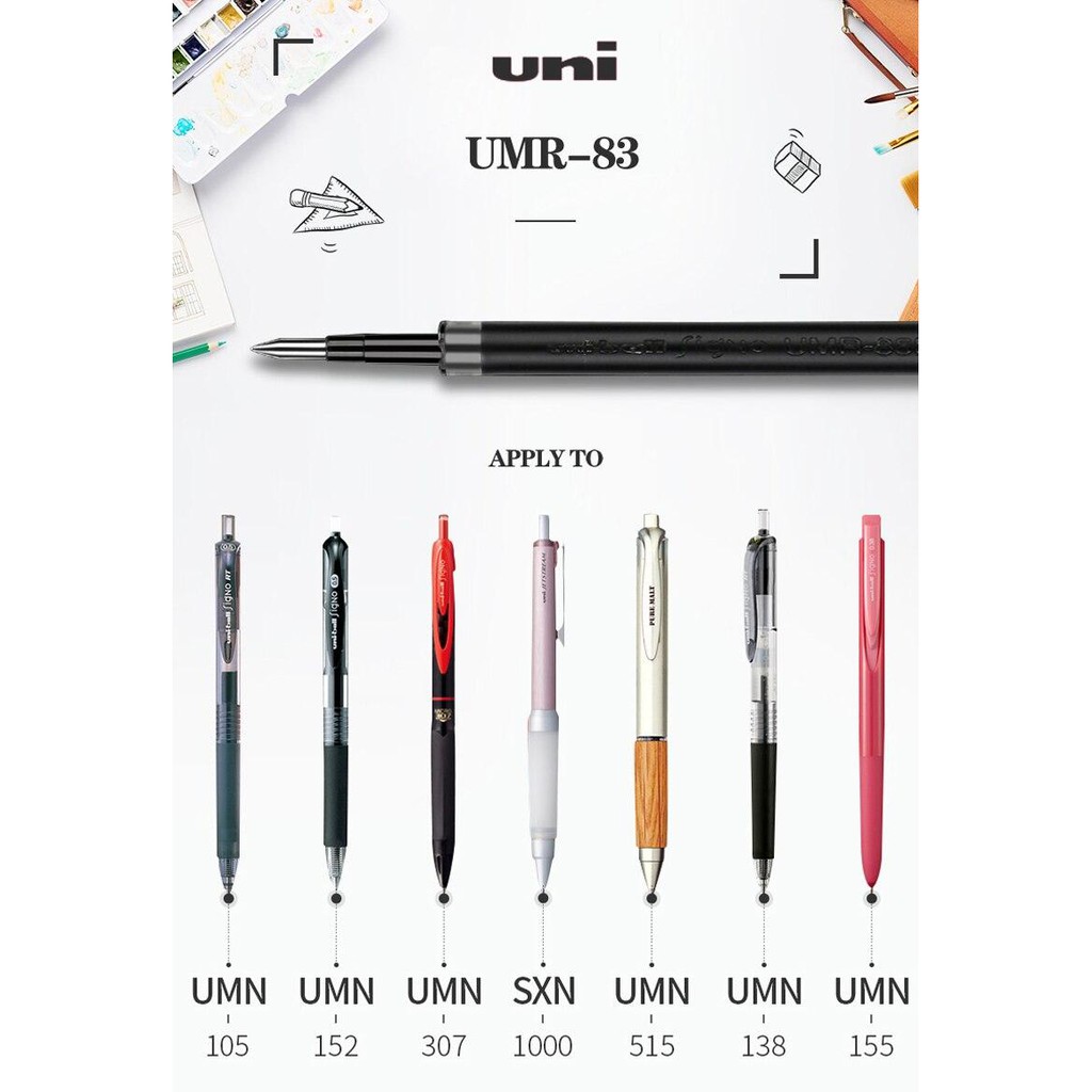 Ngòi bút bi gel Uni-ball Signo RT1 UMN-155