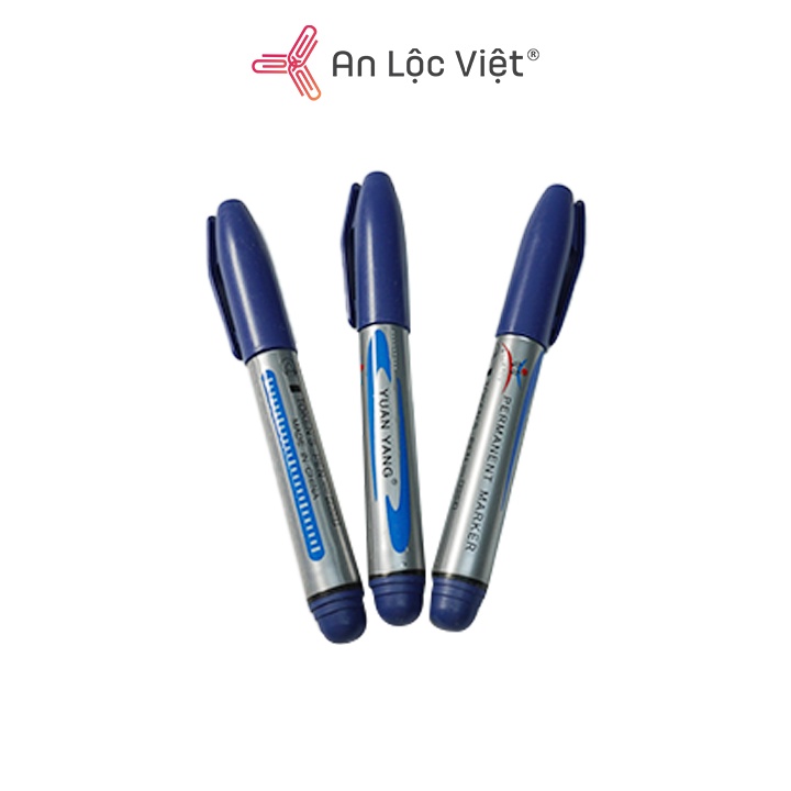 Combo 5 cây Bút Lông Dầu YY2004 Ngòi 15mm Màu Xanh Dương