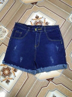 Quần shorts bò khoá 