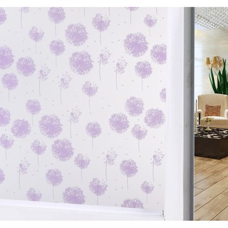 1m x 45cm Decal dán kính mờ -  DLB06 bồ công anh tím