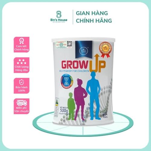 Sữa Bột Hoàng Gia Úc GROW UP MILK POWDER Hỗ Trợ Phát Triển Chiều Cao Cho Trẻ Từ 3-14 Tuổi 500g