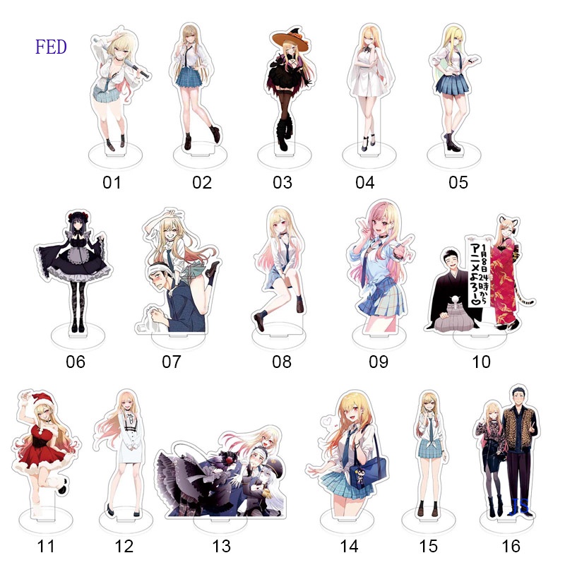 Mô Hình Nhân Vật Anime My Dress-Up Darling Kitagawa Marin Bằng Acrylic Để Bàn Trang Trí