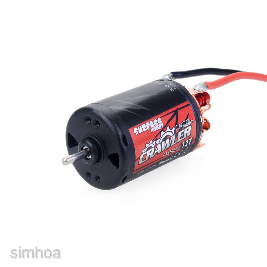 SURPASSHOBBY 5-Slot 550 12T Brushed Motor for 1/10 RC Model Crawler Car DIY độc lạ