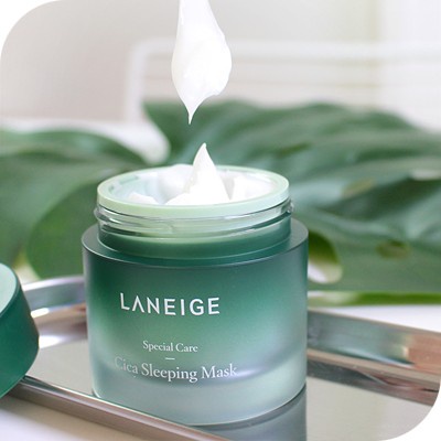 Mặt nạ ngủ phục hồi da Laneige Cica Sleeping Mask chính hãng Hàn Quốc 60ml, 10ml