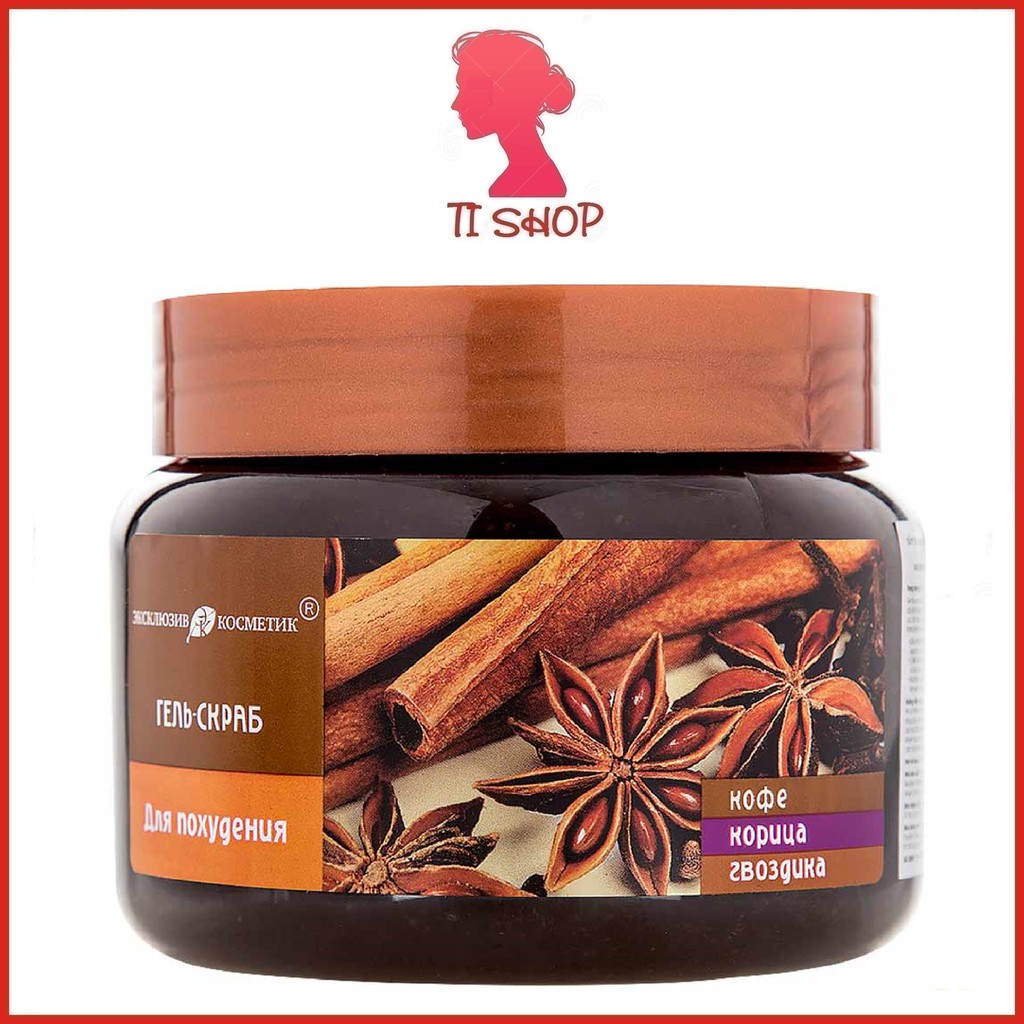 Tẩy da chết 💋FREESHIP💋 Tẩy tế bào chết body Nga chiết xuất từ quế hồi