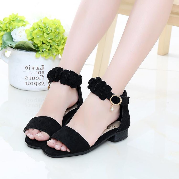 Xăng đan Da Lộn Mềm Mại Cho Bé Gái