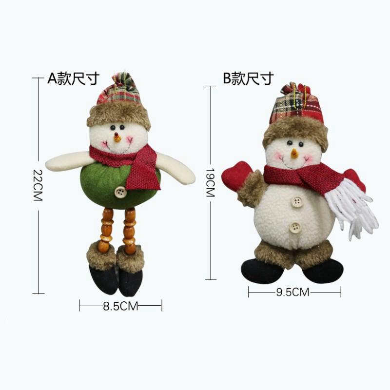 Dây treo búp bê hoạt hình nhồi bông trang trí cây thông giáng sinh