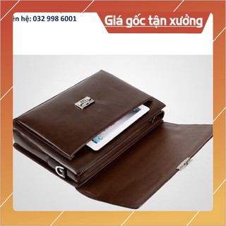 cặp khóa số , cặp da khóa số nâu đốm C2