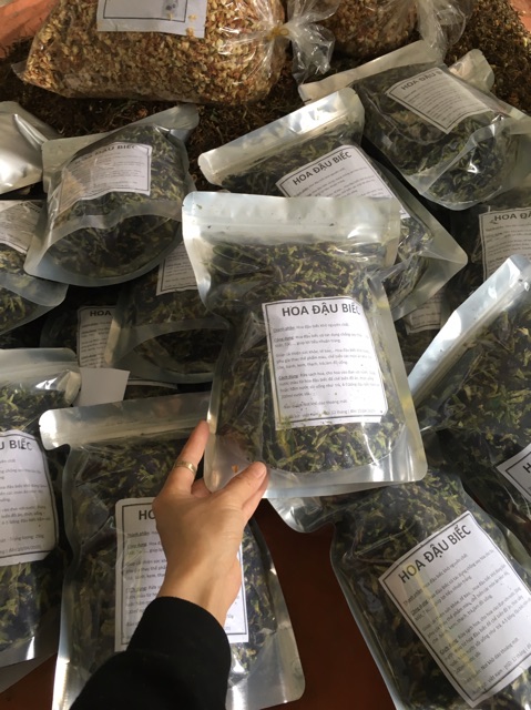 HOA ĐẬU BIẾC KHÔ NGUYÊN BÔNG. Giá tốt nhất.