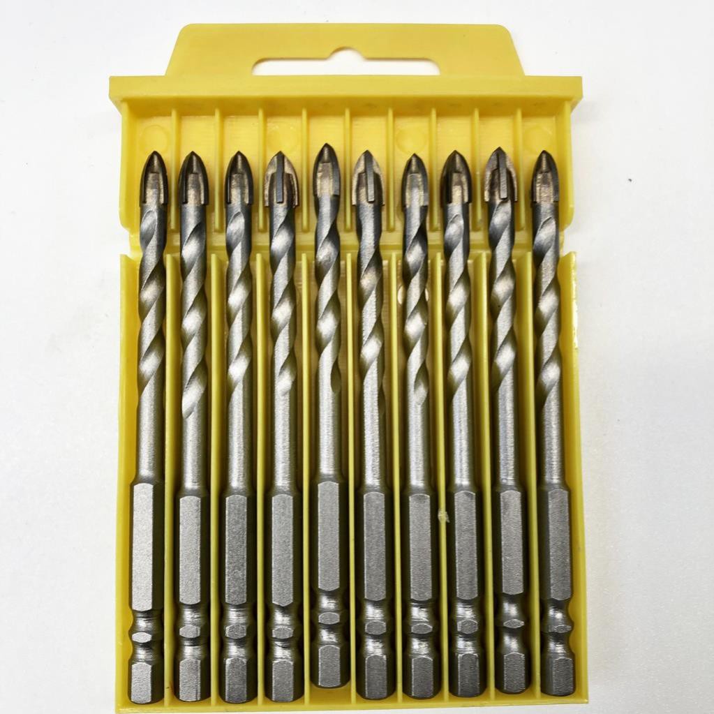 Mũi khoan đa năng khoan gạch, đá, bê tông độ cứng cao chân lục giác 6mm, 8mm, 10mm, 12mm. Hàng loại 1