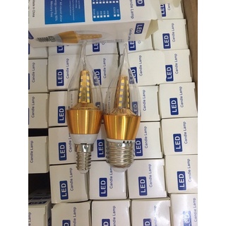 Bóng led edison râu 4w ánh sáng vàng, đỏ đui e14,e27