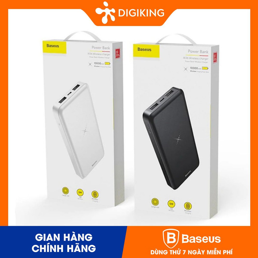 Pin dự phòng sạc không dây BASEUS M36 10000 mAh PPALL-M3601