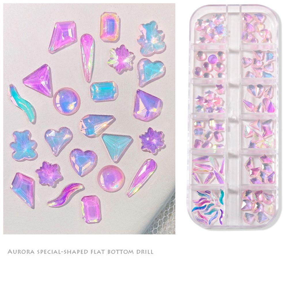 Phụ Kiện Trang Trí Móng Tay Trong Suốt Hình Gấu DIY