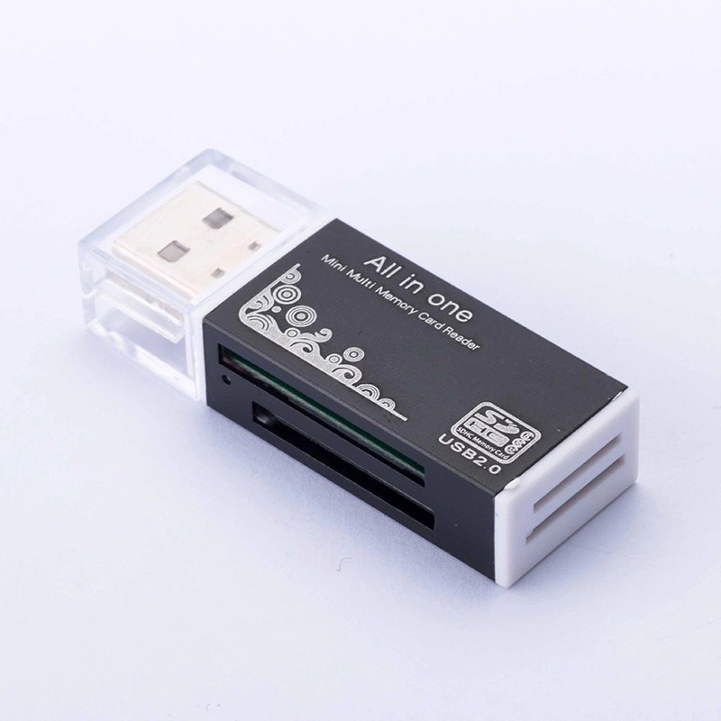 Đầu đọc thẻ nhớ  4 trong 1 usb 2.0 SD/TF SDHC PRO cao cấp